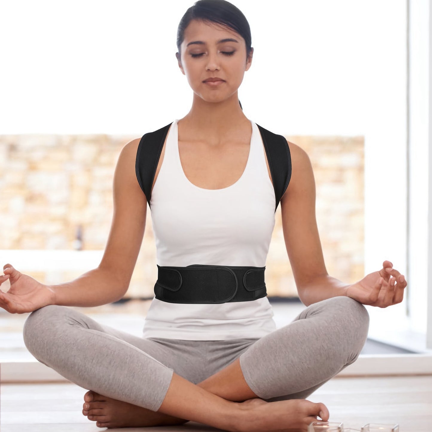 Back Posture Corrector with Lumbar Support Brace