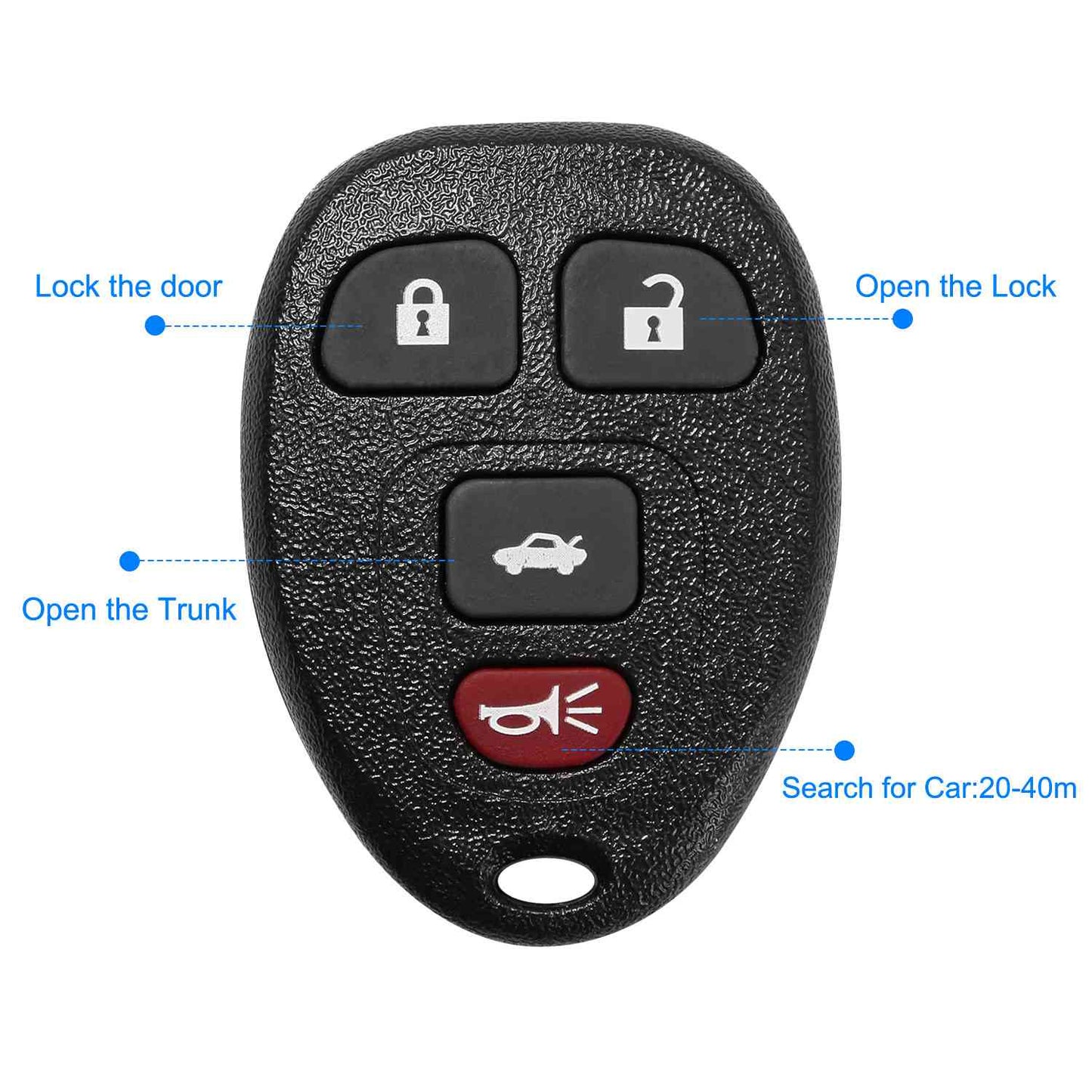 Keyless Entry Remote Key Fob for 2009-2012 Chevrolet Malibu