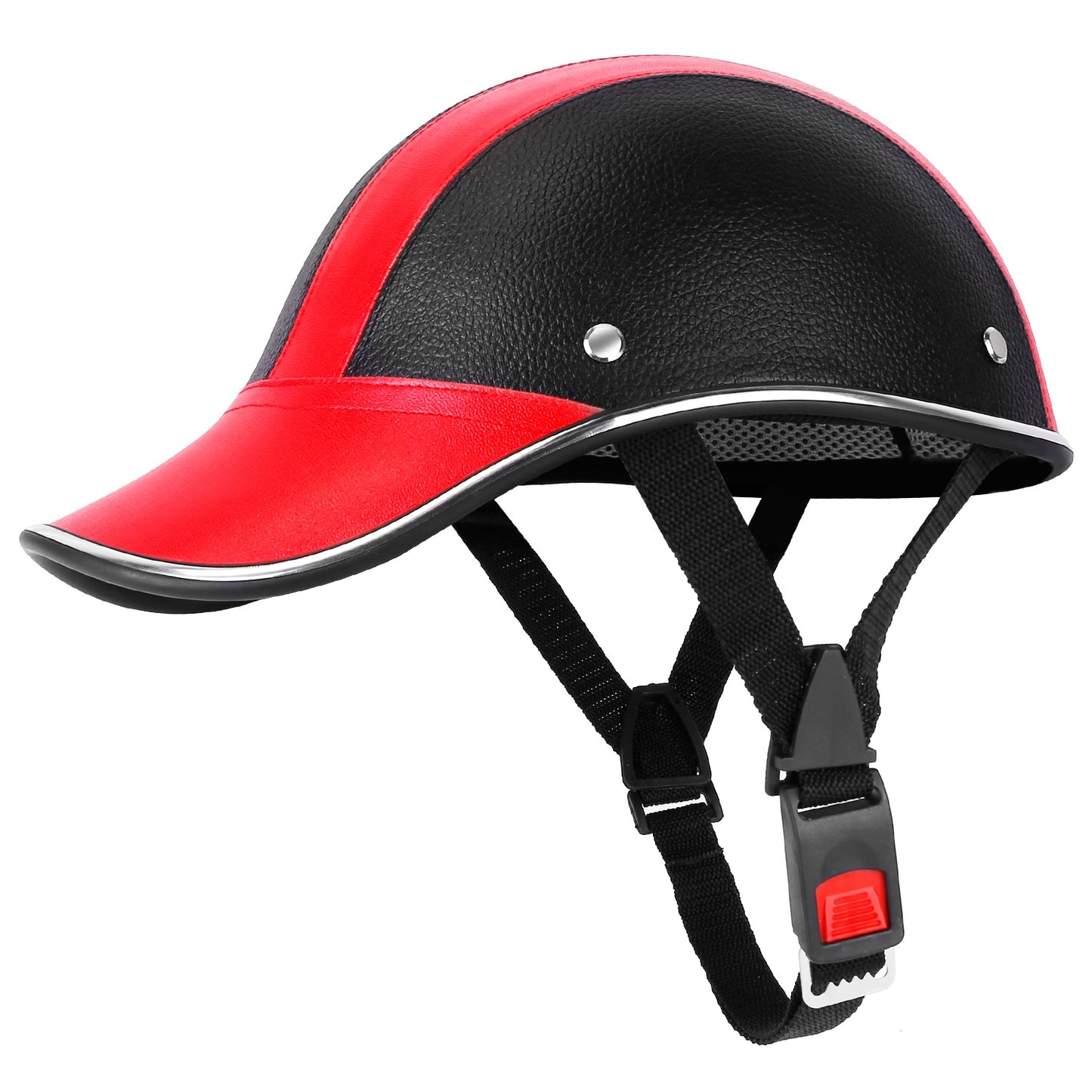 Bicycle Helmet with Sunshade Brim – Adjustable Safety Cap