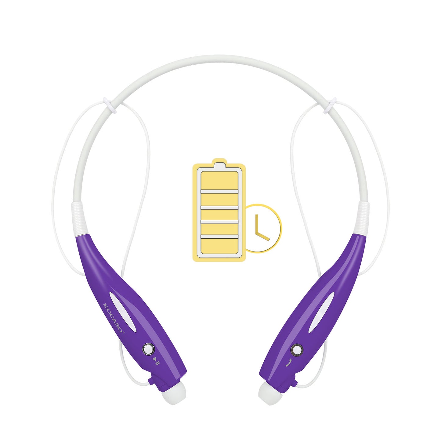Wireless Sports Neckband Headphones with Magnetic Earbuds