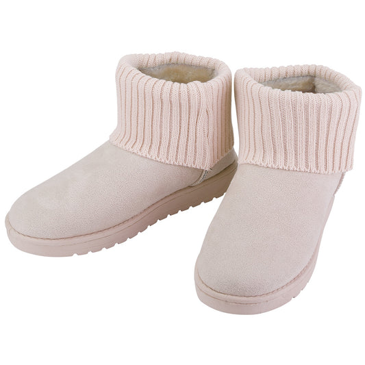 Women Lady Snow Boots Suede Mid-Calf Boot