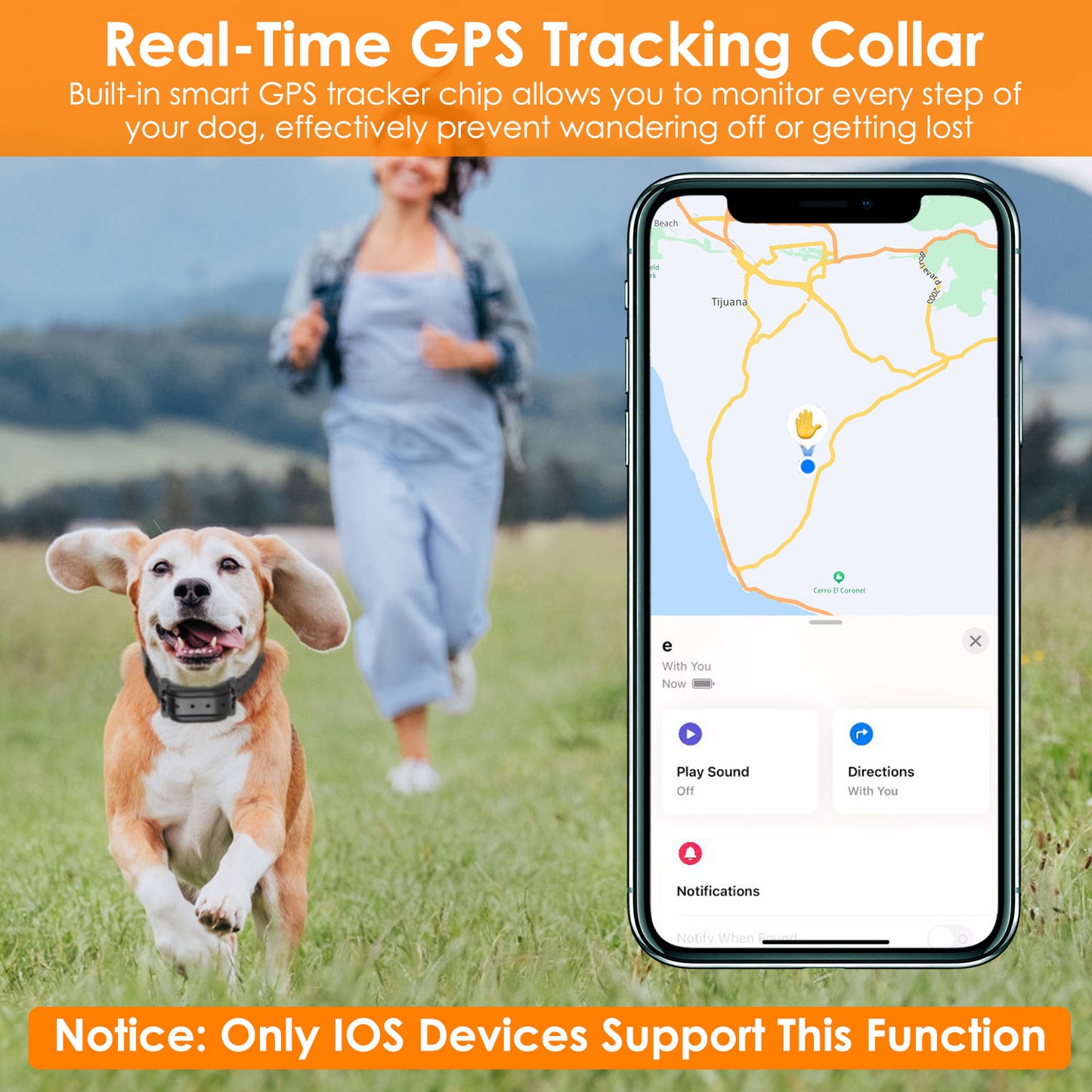 Wireless Dog Fence System with GPS Tracking and Collar