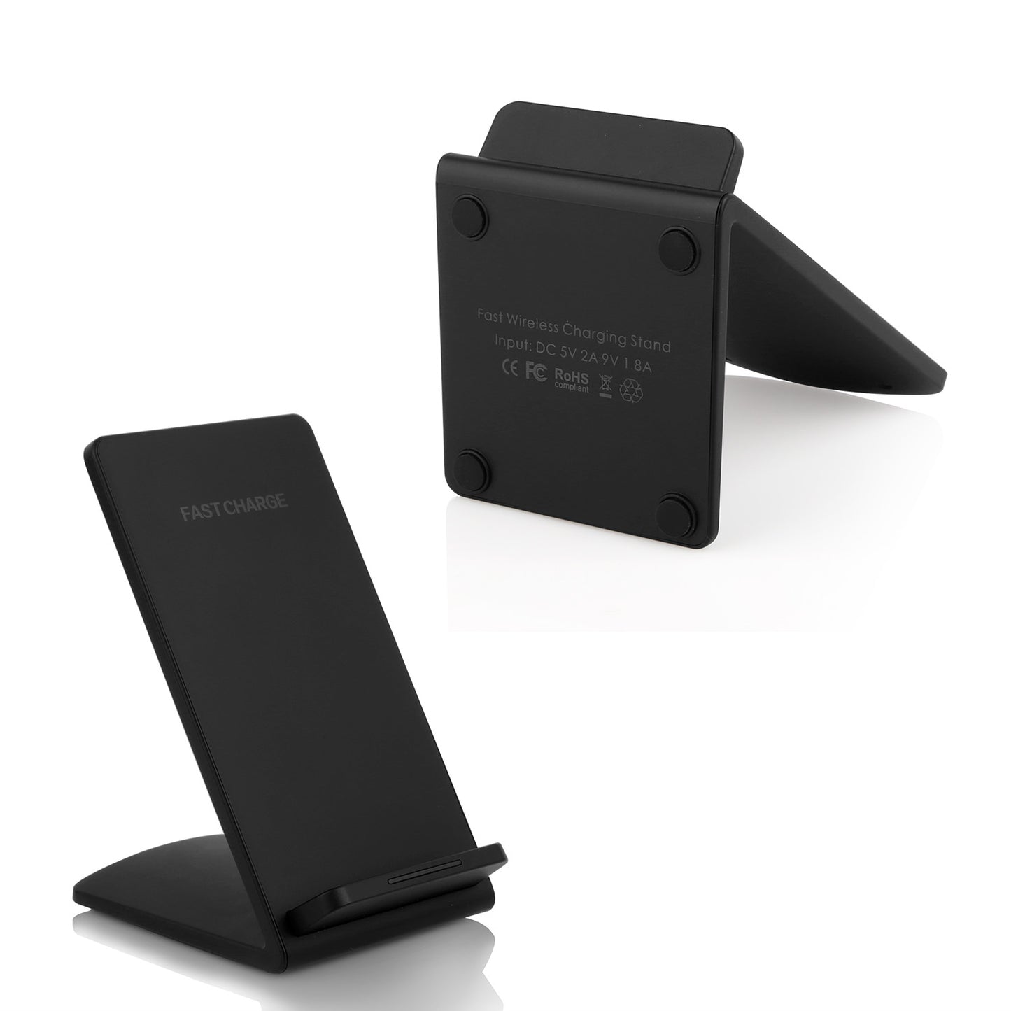 Wireless Charging Stand 10W Fast Charge Dual Coil Qi Certified