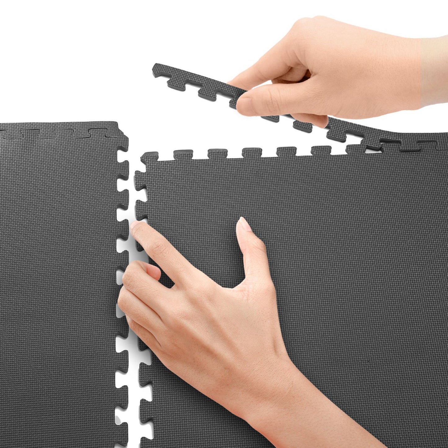 Interlocking Foam Floor Mats – 4-Pack EVA Puzzle Tiles