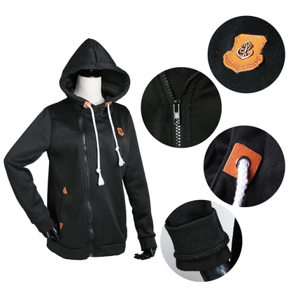 Women's Full Zip-up Hoodie Sweatshirt