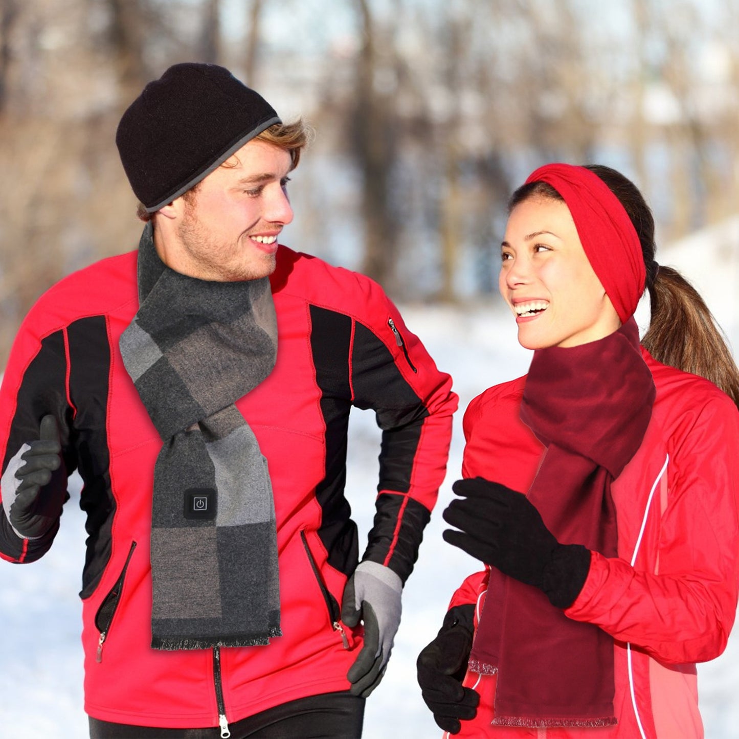 USB Heated Winter Scarf with 3 Temperature Settings