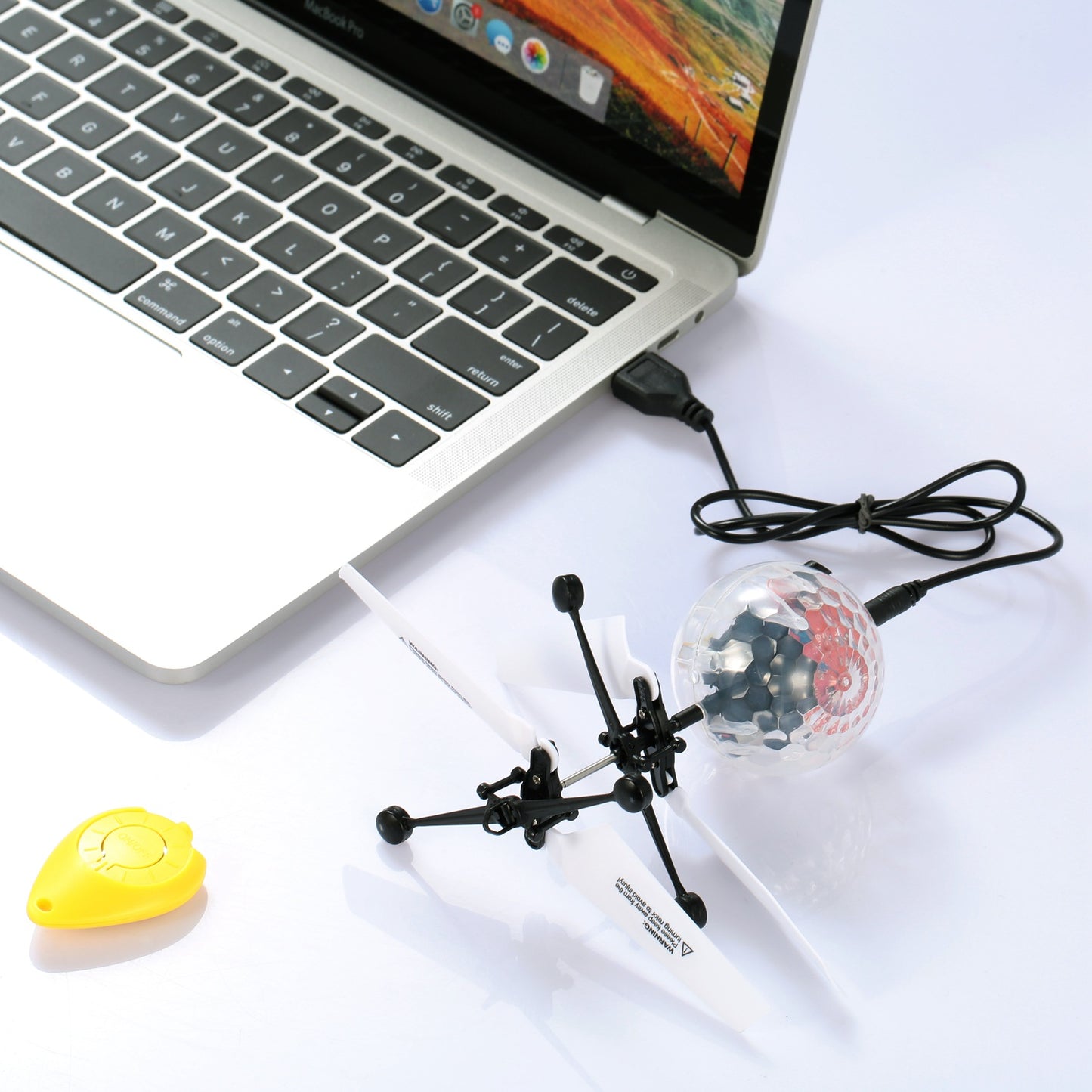 Flying Ball Toy with LED Lights & Hand Control