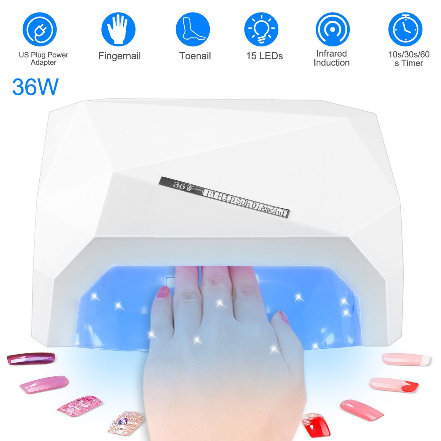 36W UV LED Nail Lamp