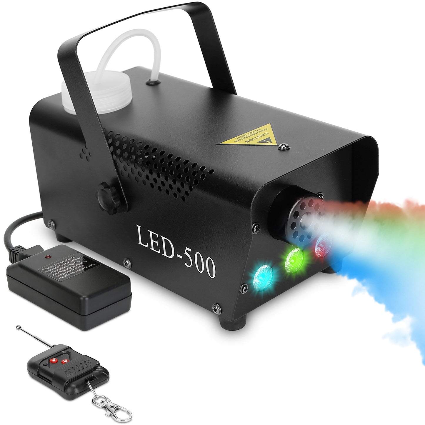 400W Fog Machine with RGB LED Lights and Remote Control