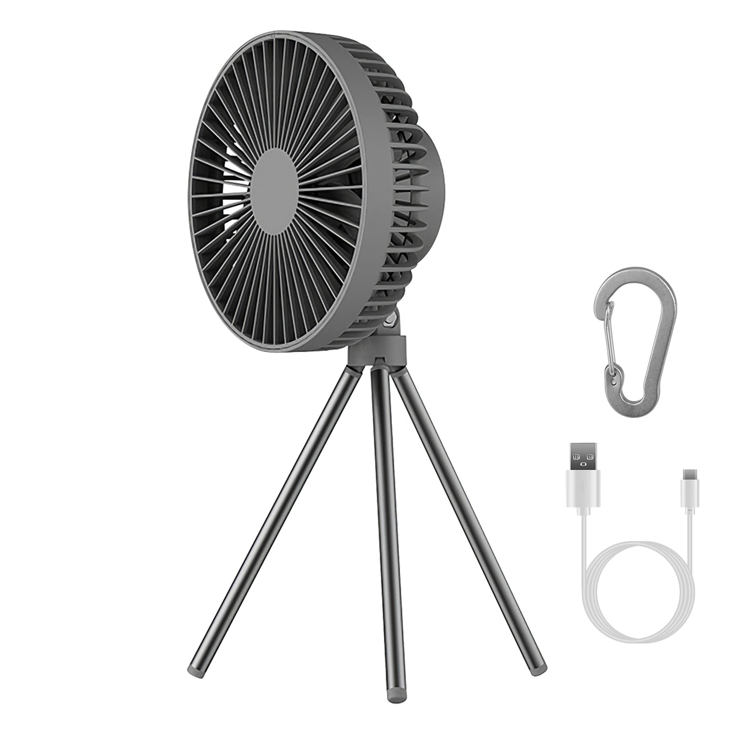 Camping Fan with LED Lantern 10000mAh Rechargeable Battery