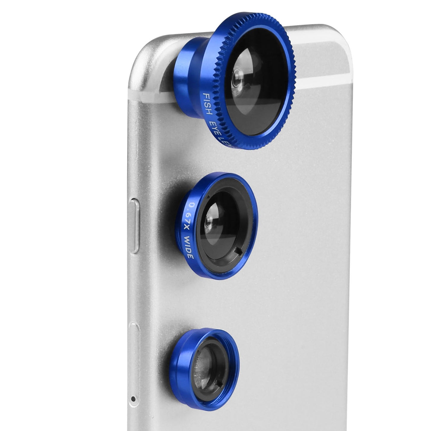 Magnetic Phone Camera Lens Kit - 3-in-1 Fisheye Wide Macro
