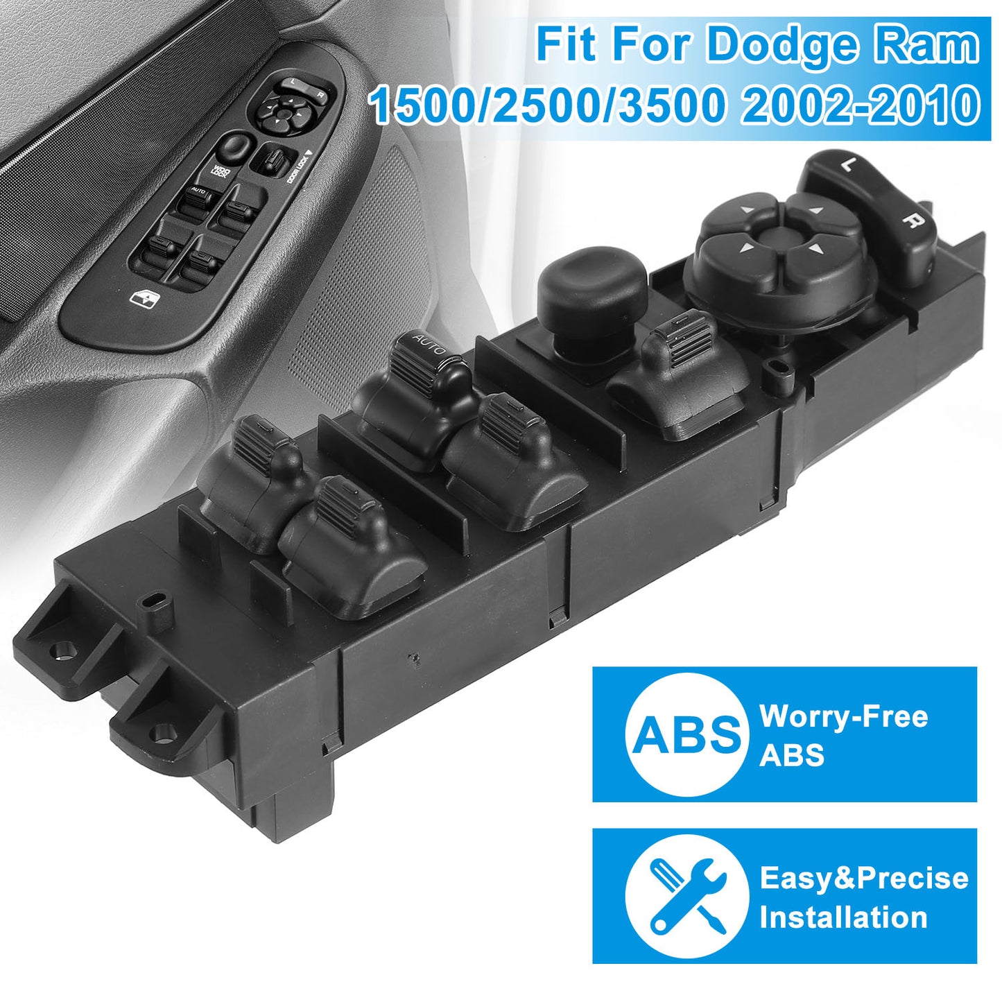 Master Power Window Switch for 2002-2010 Dodge Ram 1500/2500/3500