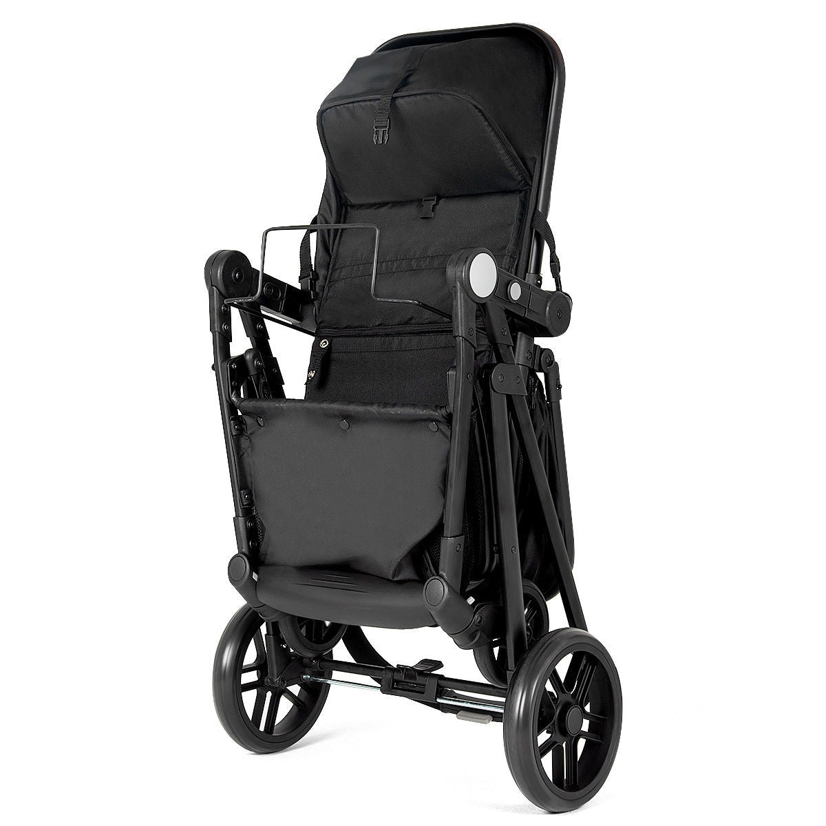 2-in-1 Foldable Baby Stroller with Reversible Seat