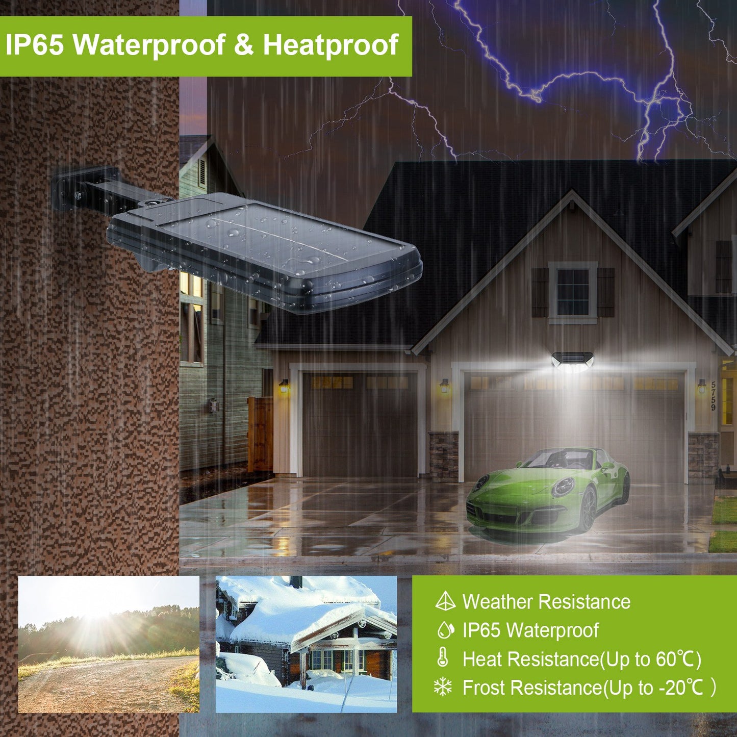Solar Motion Sensor Wall Light 120 LED Outdoor Waterproof