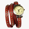 Fashionable Leather Belt Retro Watch