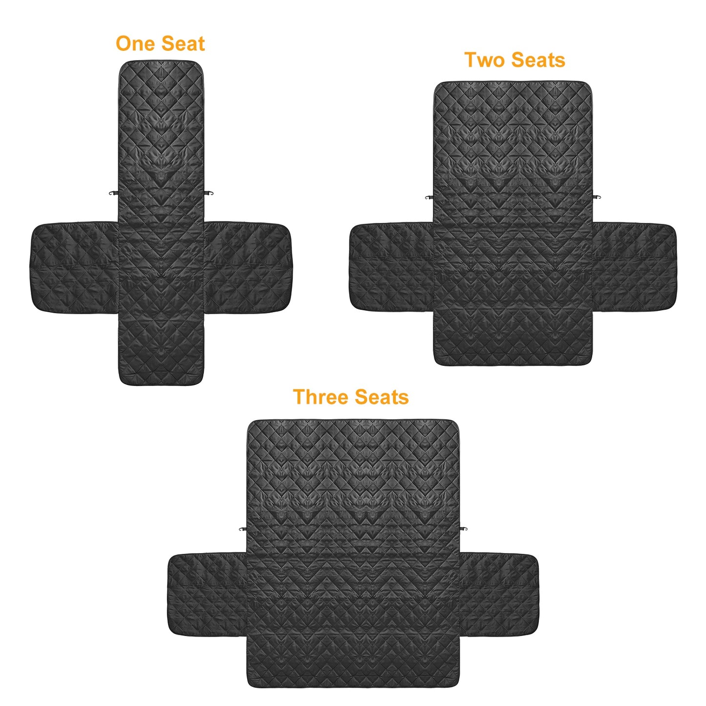Reversible Sofa Cover with Elastic Straps - Water-Resistant