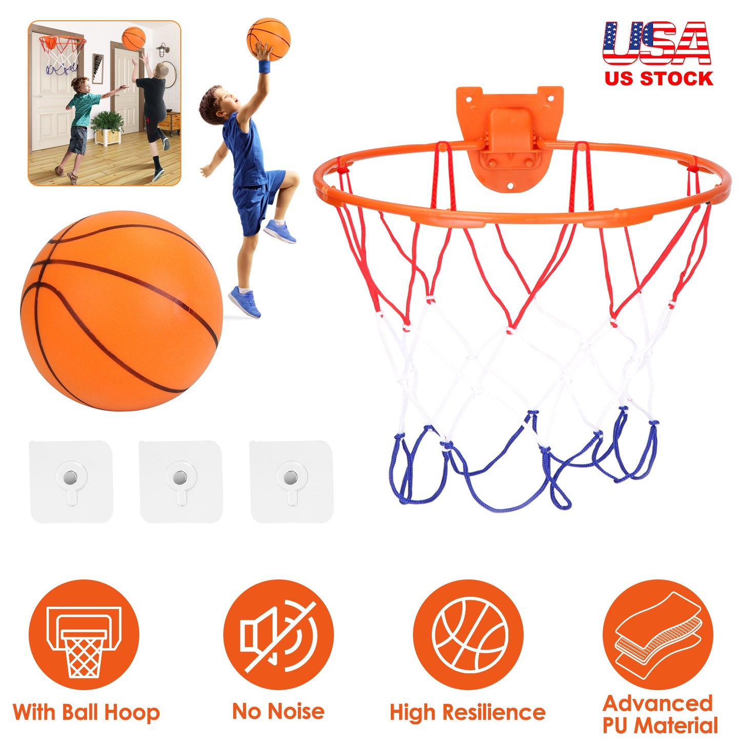 Silent Foam Basketball for Indoor Training