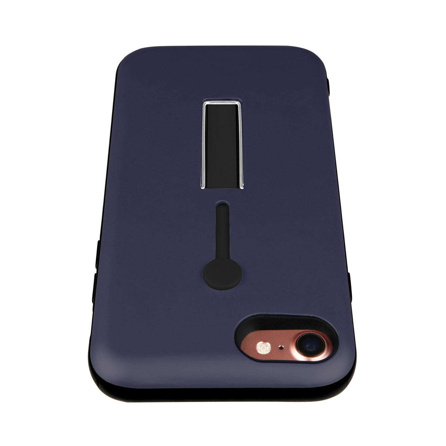 iPhone 8 Case with Finger Strap and Kickstand
