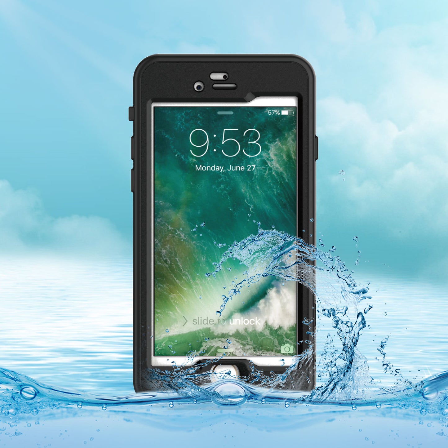 Waterproof Full Cover Case for iPhone 7 with IP68 Rating