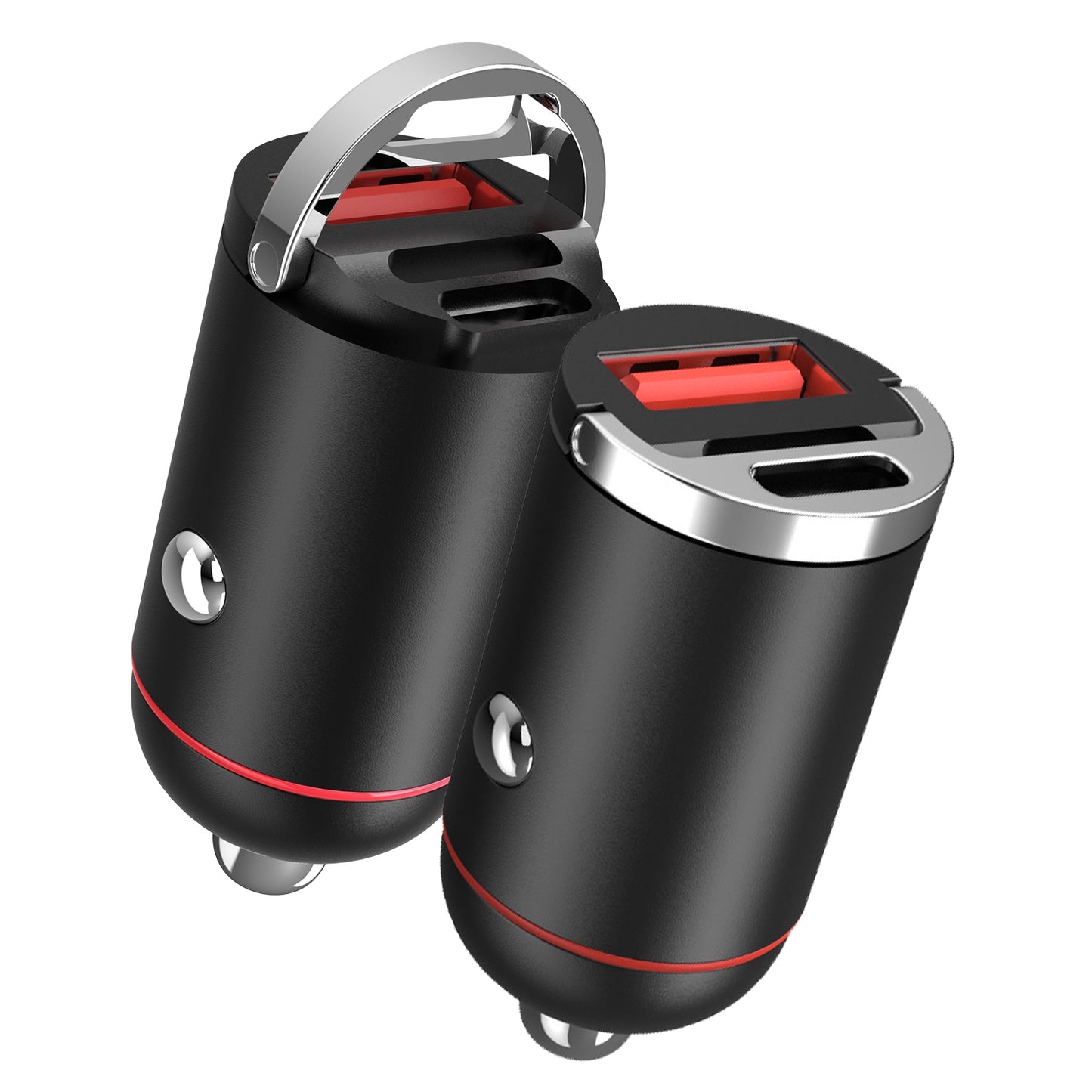 Dual Port USB-C Car Charger 100W Fast Charging Adapter