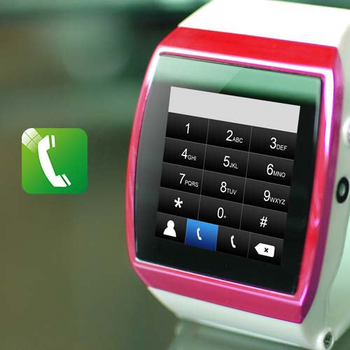 Smart Watch with Bluetooth Calling & Camera - Pink