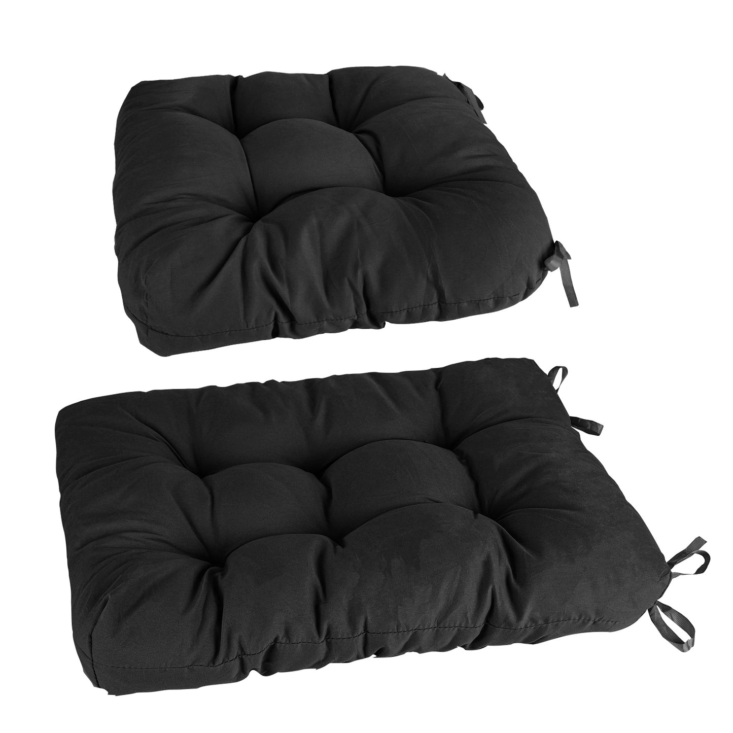 Rocking Chair Cushion Set with Non-Slip Ties - 2 Piece