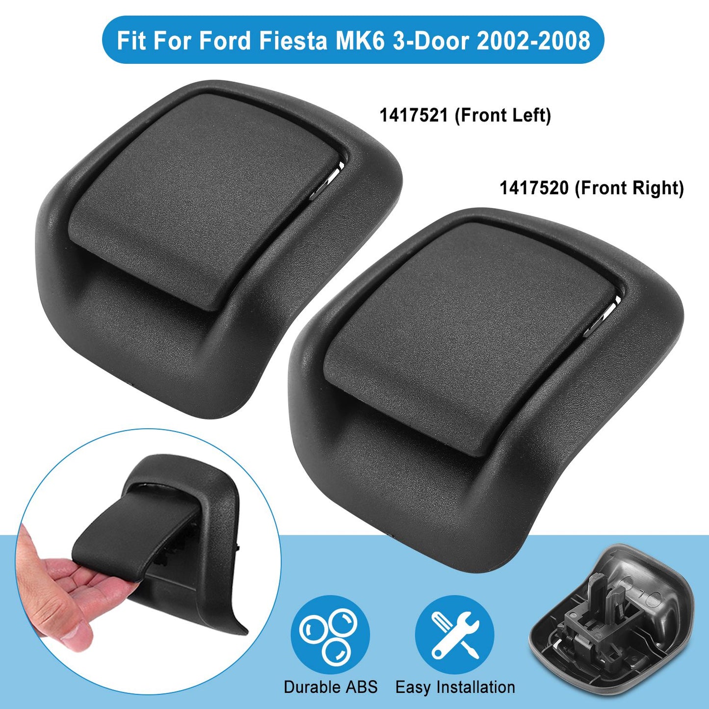 Seat Release Handles for Ford Fiesta MK6 2002-2008 (Pair)