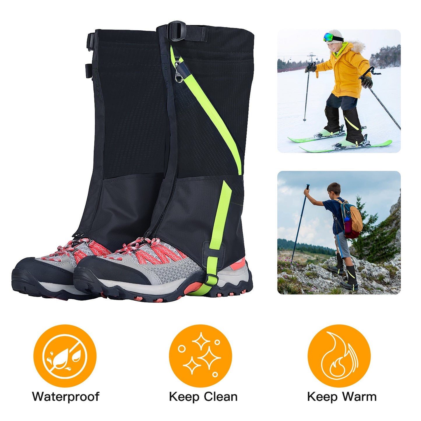 Leg Gaiters Waterproof Snow Boot