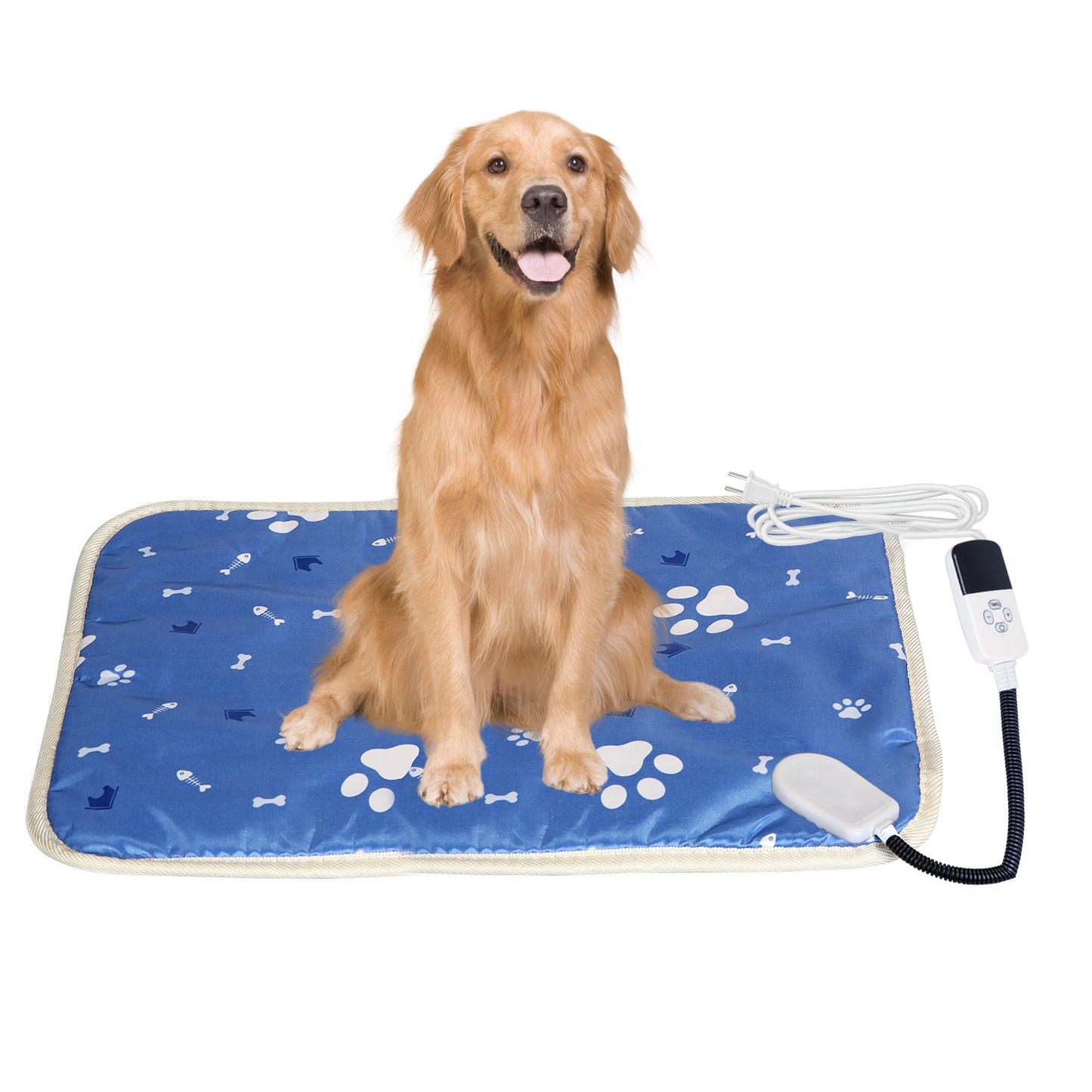 Pet Heating Pad with 9 Temperature Levels & Timer Settings