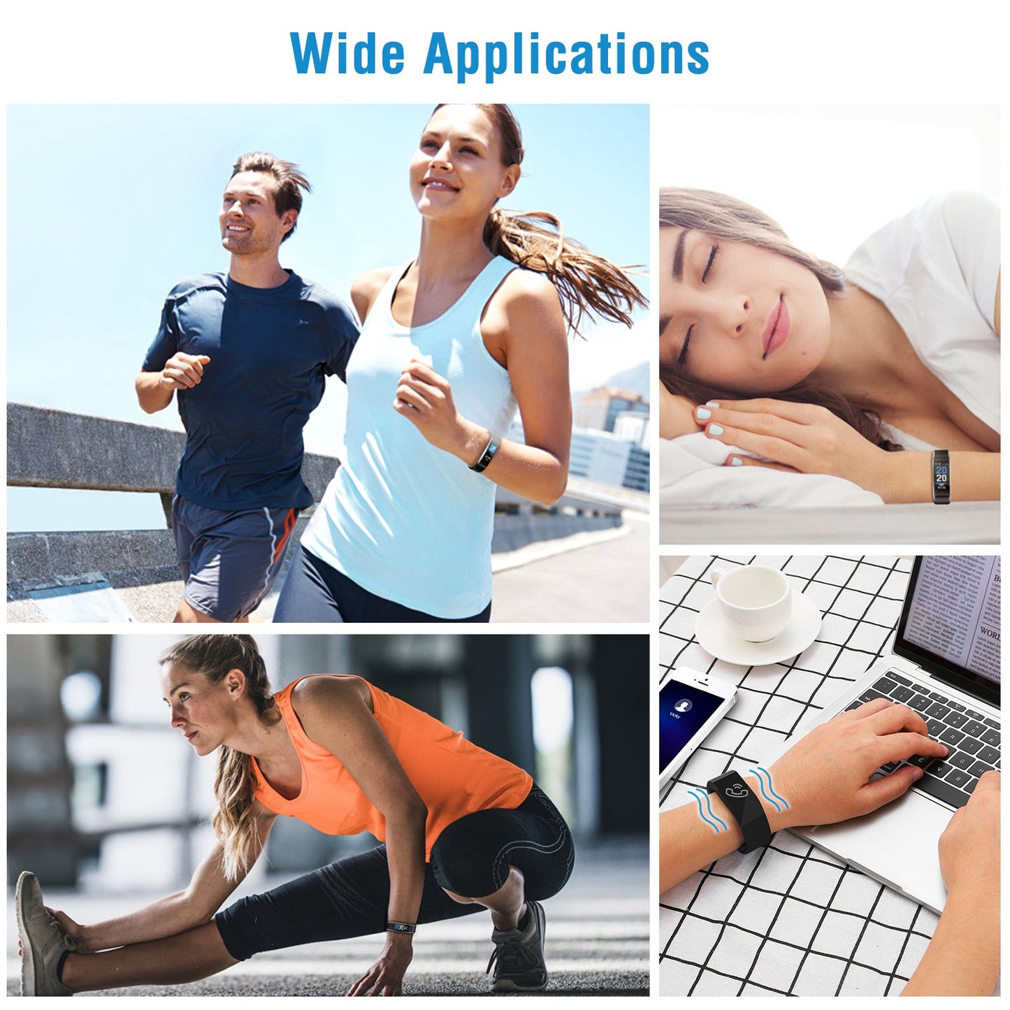 Fitness Tracker with Heart Rate Monitor & Sleep Tracking