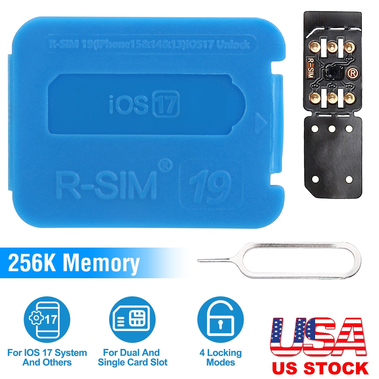 R-SIM 19 Unlock Card for iPhone 15-6 iOS 17 Compatible