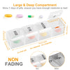 Weekly Pill Organizer AM PM Daily Medicine