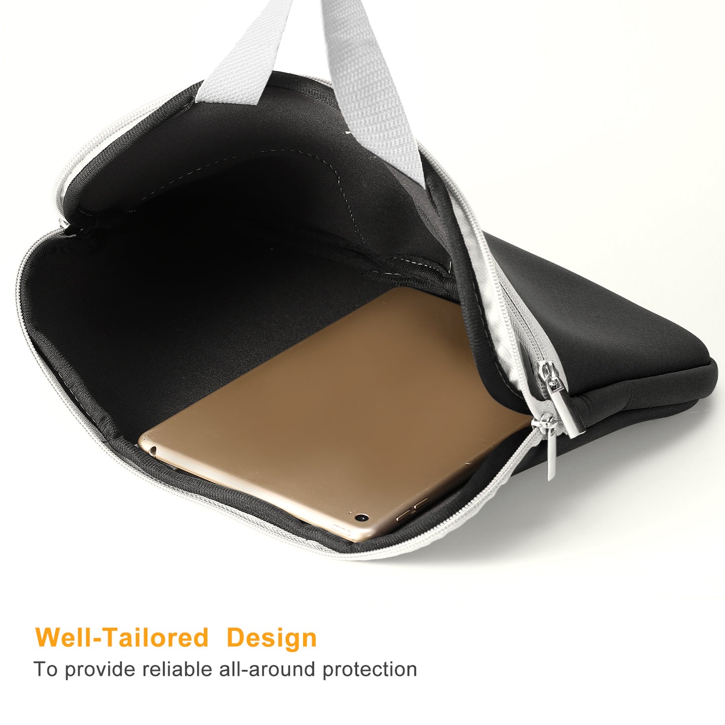 Laptop Sleeve Bag with Front Pockets - Neoprene Protection