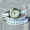 Fashionable Leather Belt Retro Watch