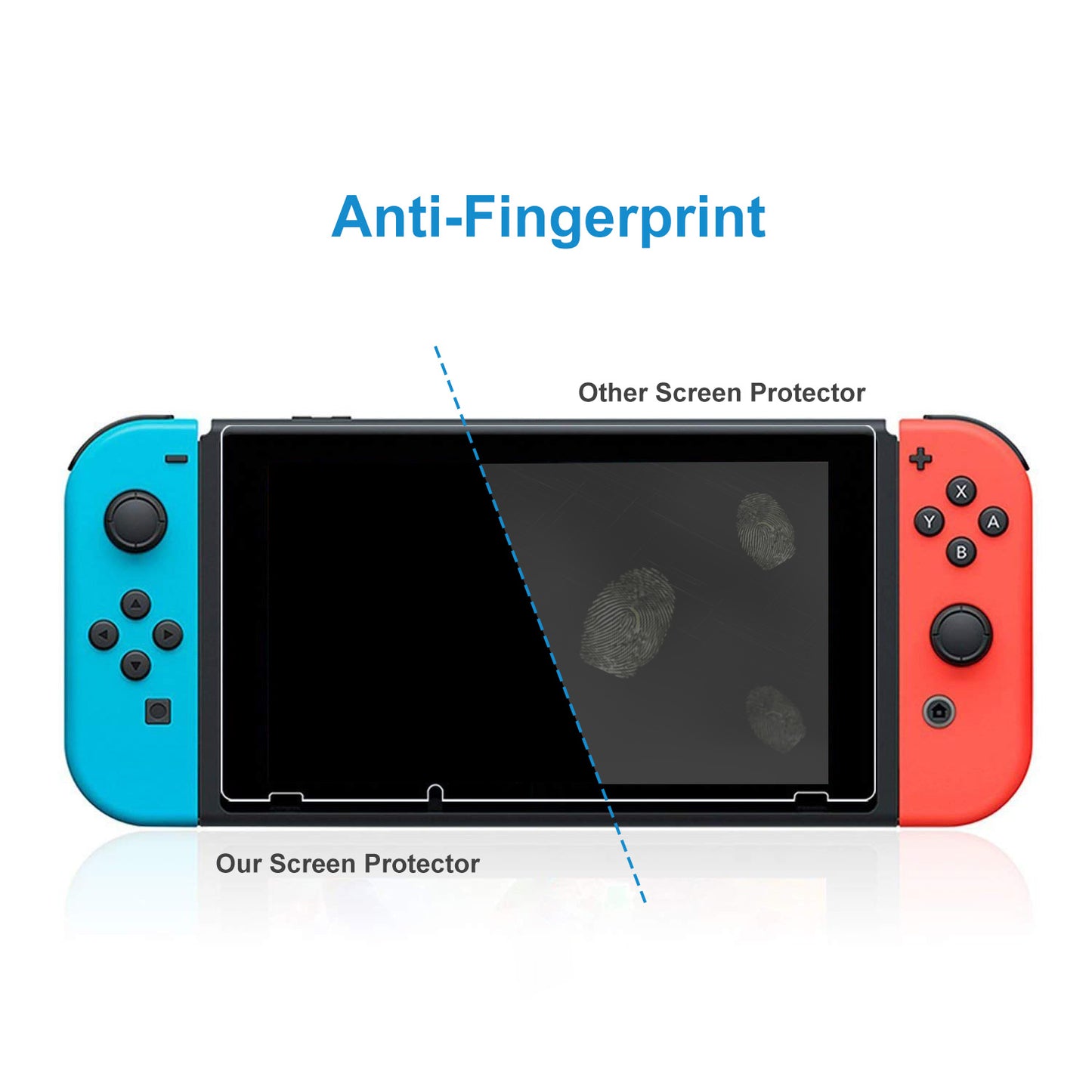 Nintendo Switch Tempered Glass Screen Protector 2-Pack