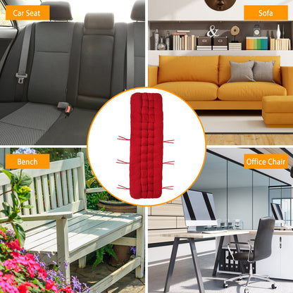 Chaise Lounger Cushion 67x22in with Secure Straps