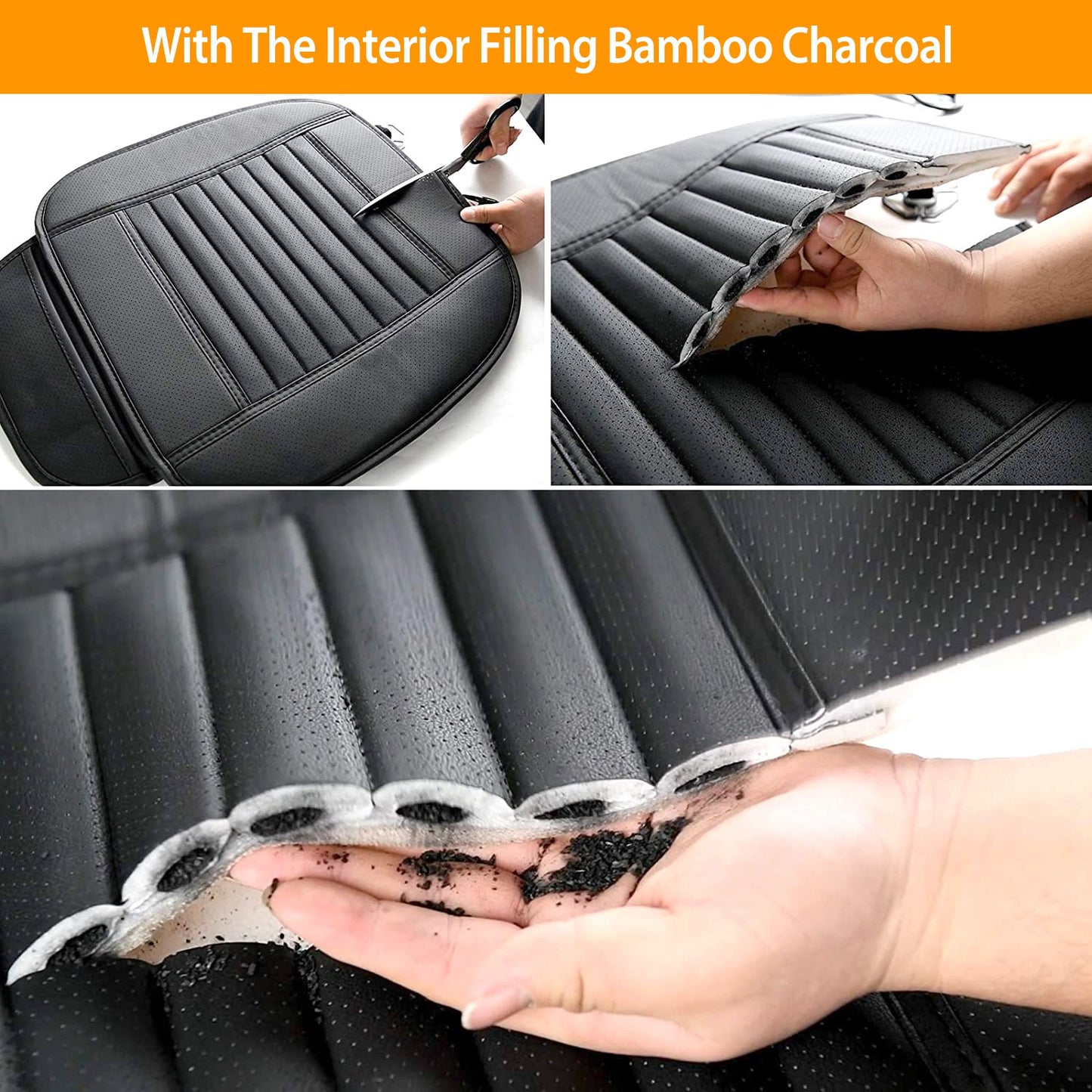 Car Front Seat Cover with Bamboo Charcoal Filling