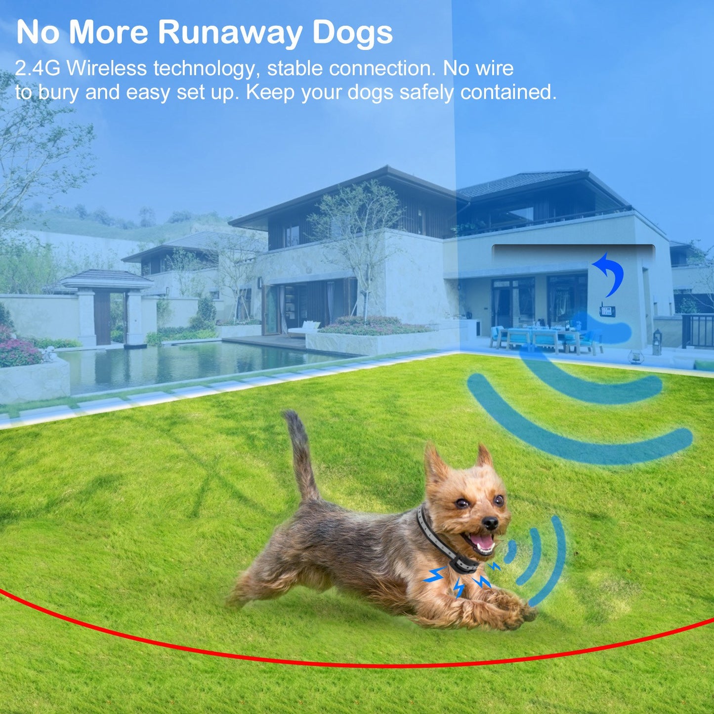 Dog Training Collar Receiver - Waterproof Rechargeable