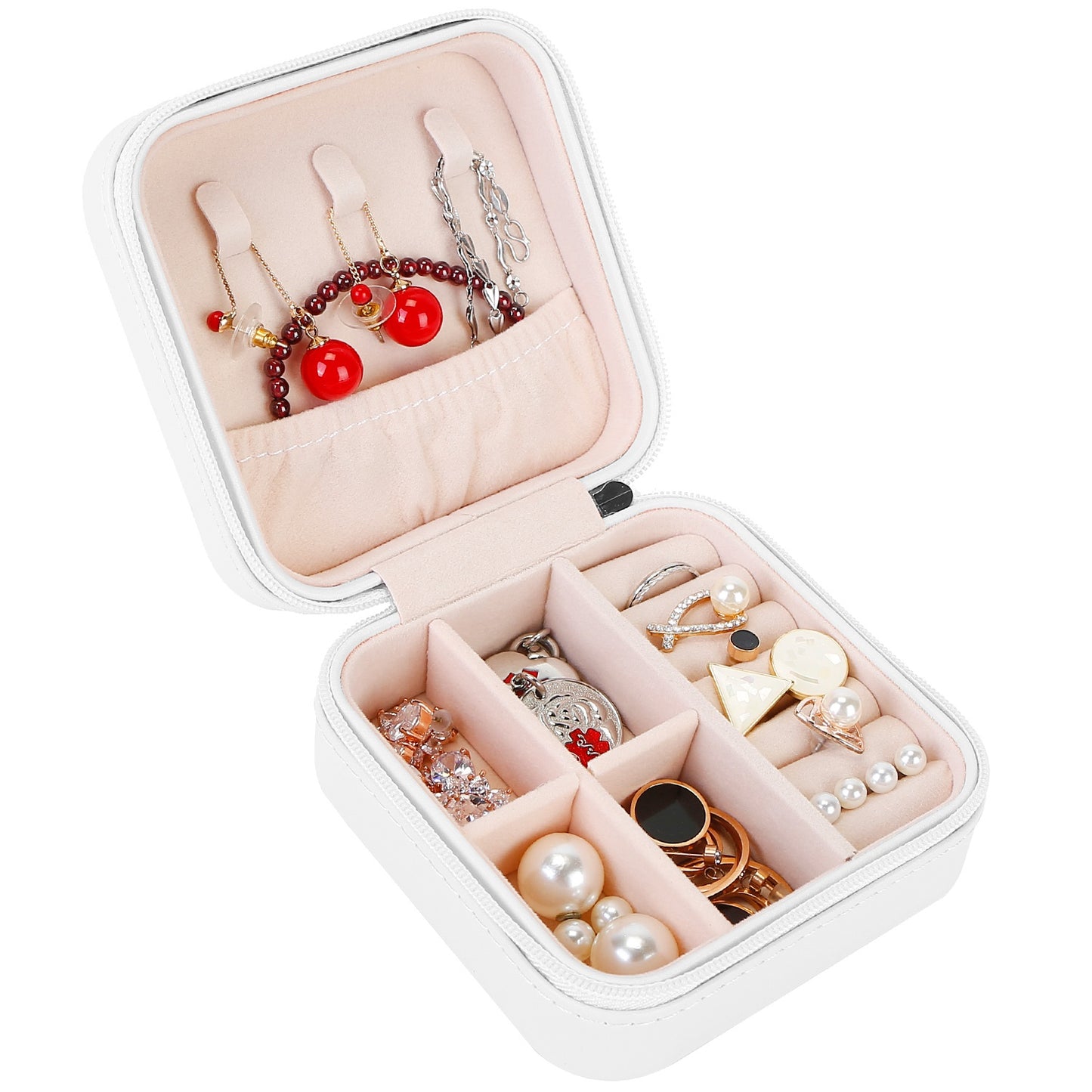 Mini Jewelry Storage Box with Travel Case Organizer