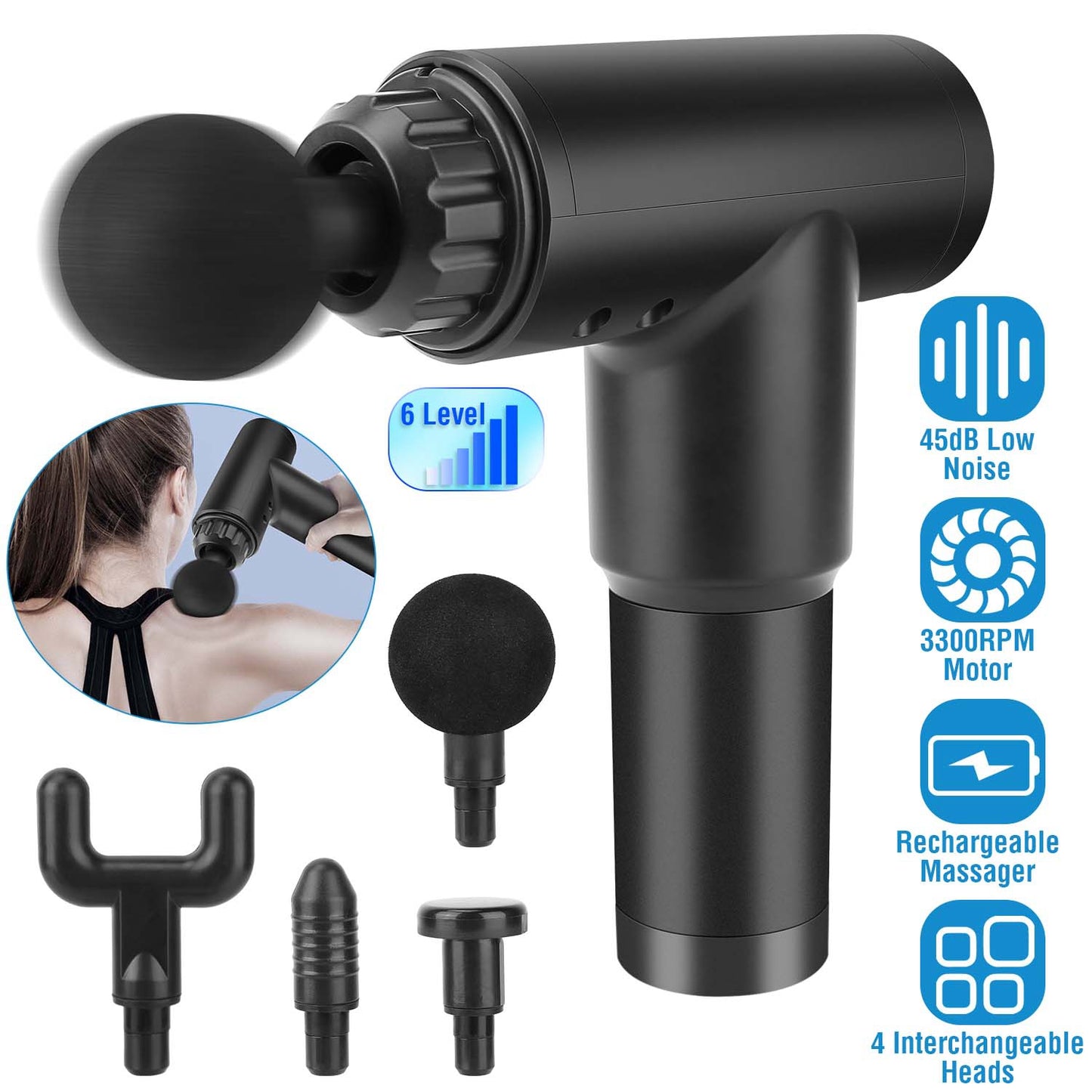 Handheld Leg Body Cordless Massager