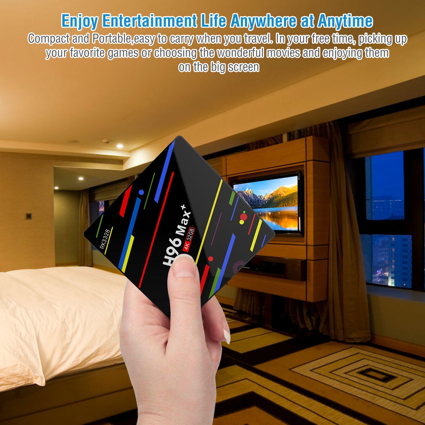 Android TV Box 4K Streaming Media Player with 4GB RAM