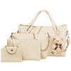 Chic Leather Handbag Set