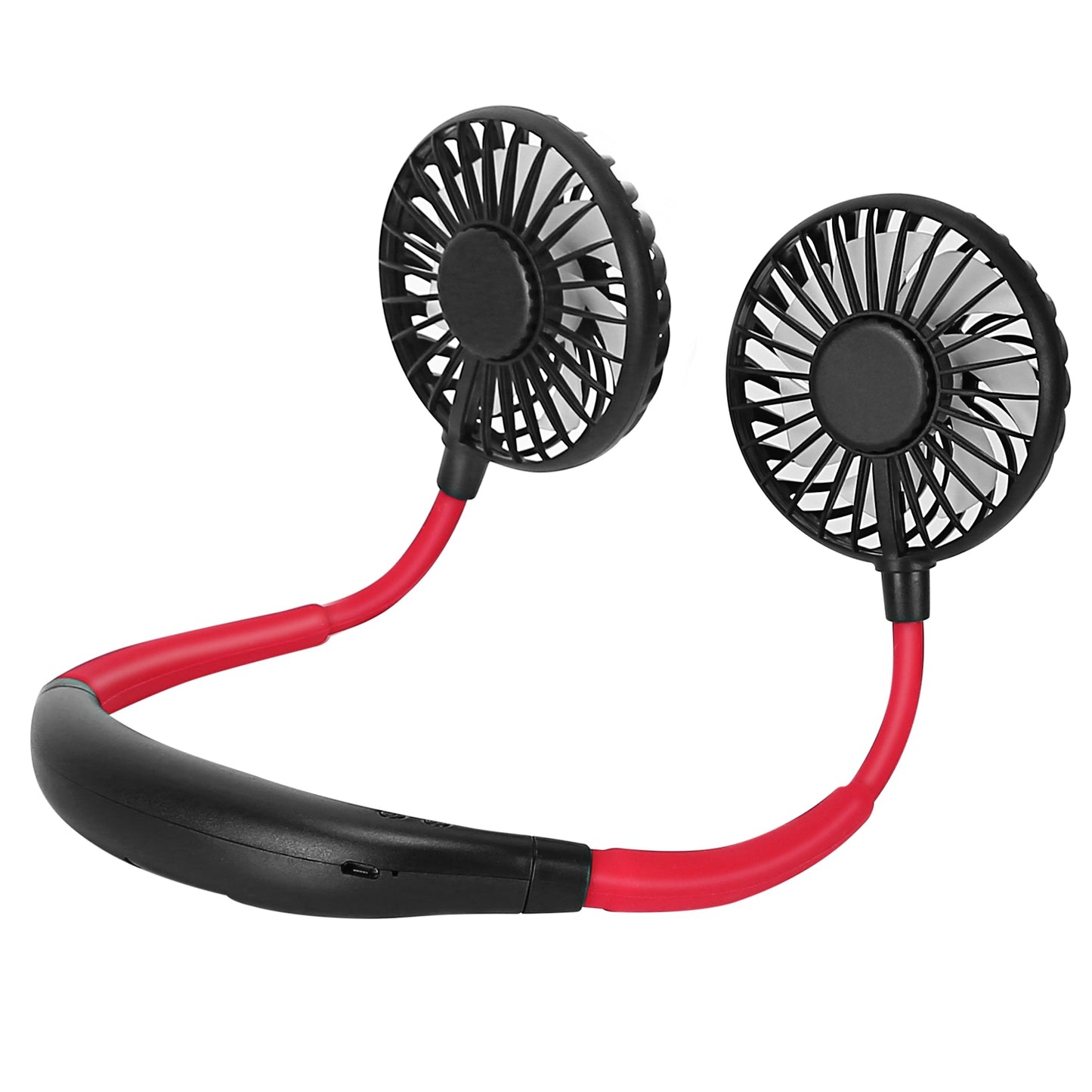 Neck Hanging Fan USB Rechargeable with Aromatherapy & LED
