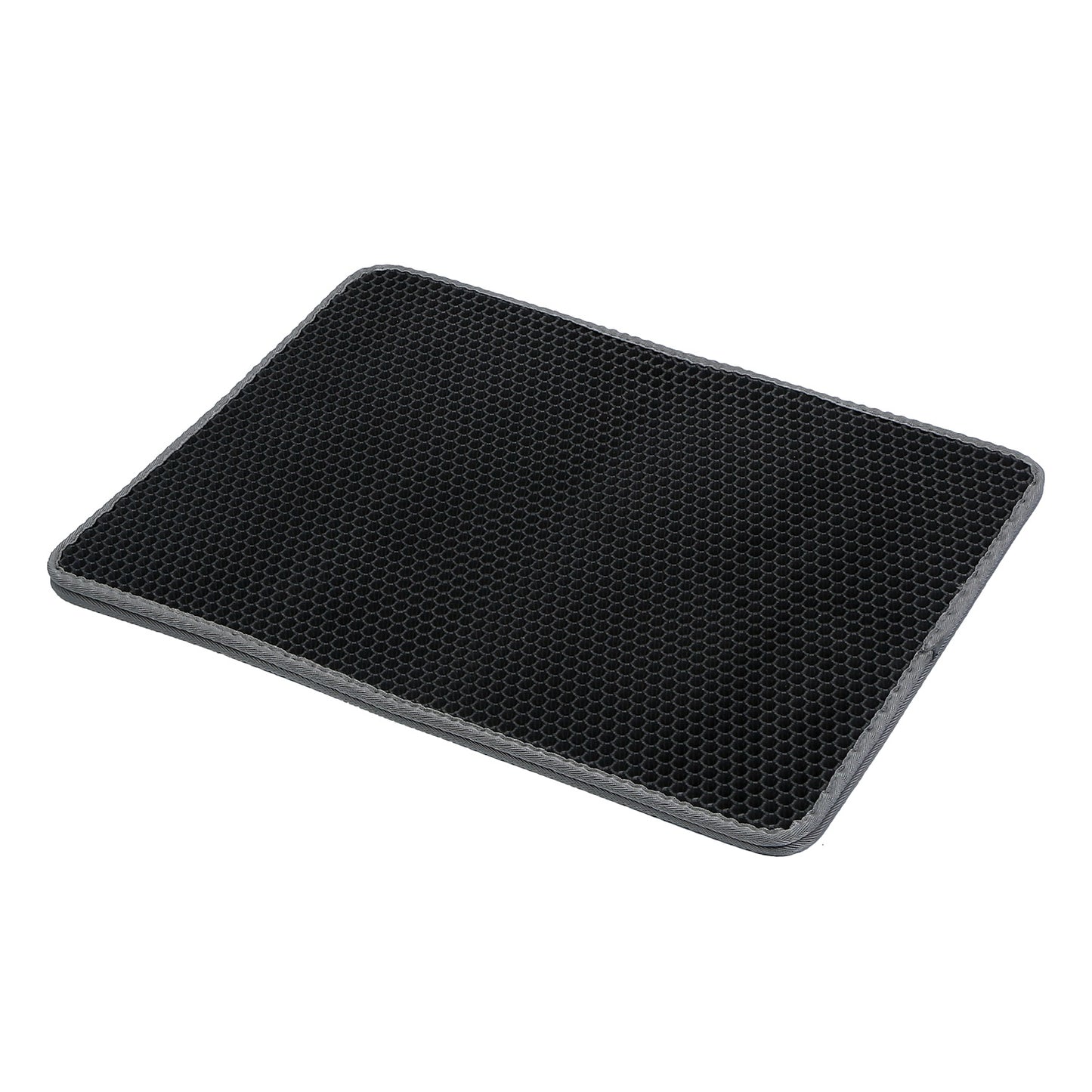 Double Layer Cat Litter Mat with Honeycomb Design