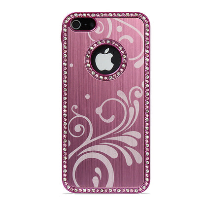 iPhone 5 Bling Crystal Hard Case with Stylus - Pink