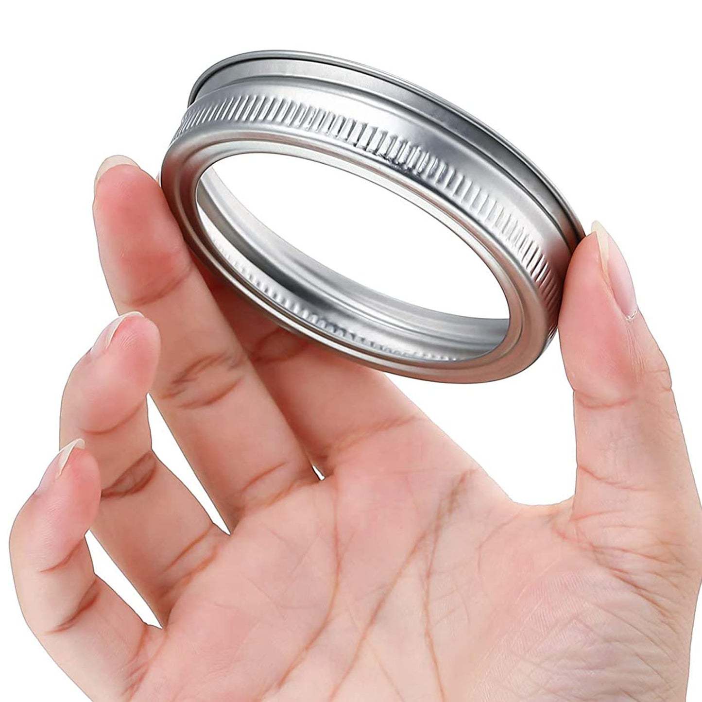 Regular Mouth Canning Jar Metal Rings 24 Pack Split-Type Bands