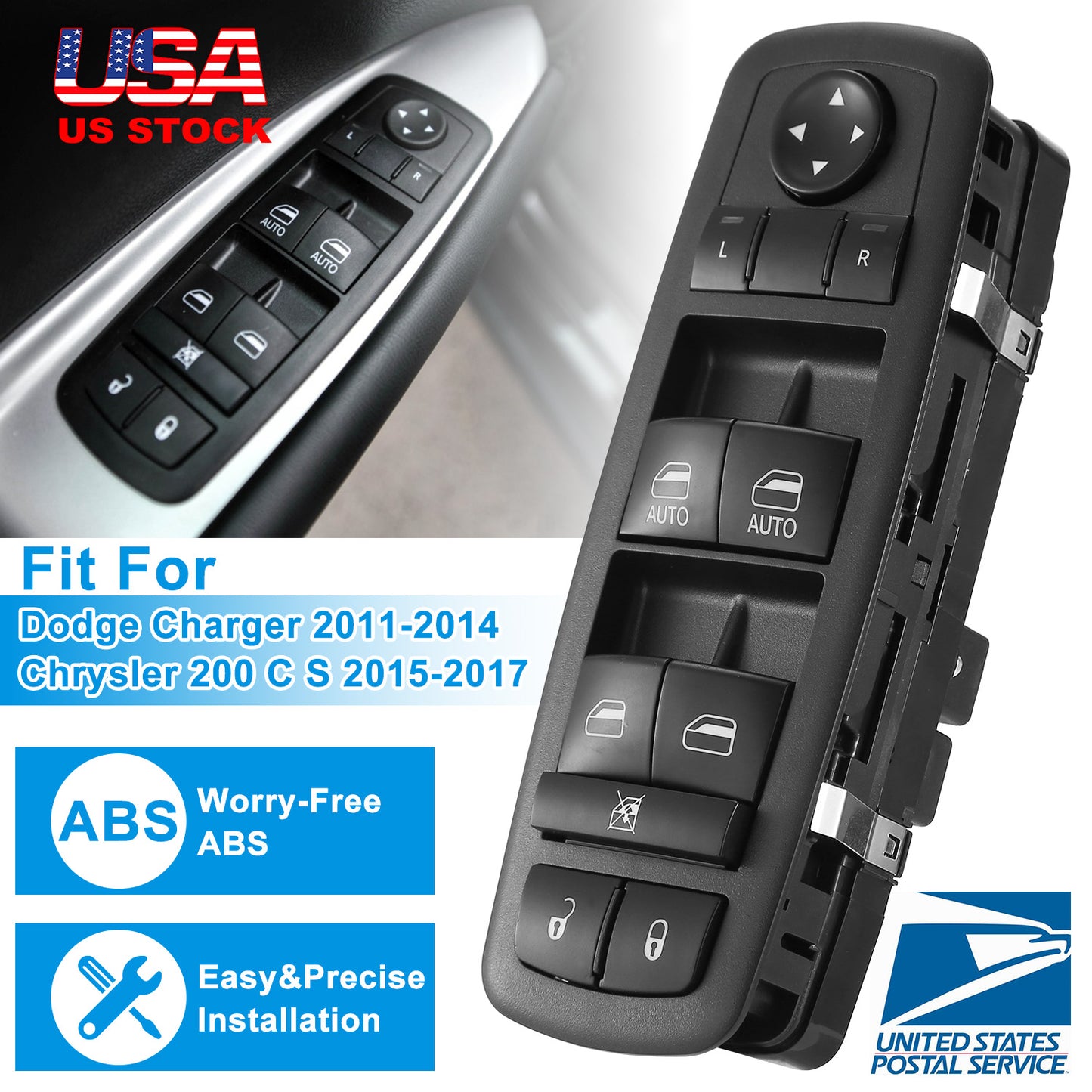Master Power Window Switch for Dodge Charger & Chrysler 200