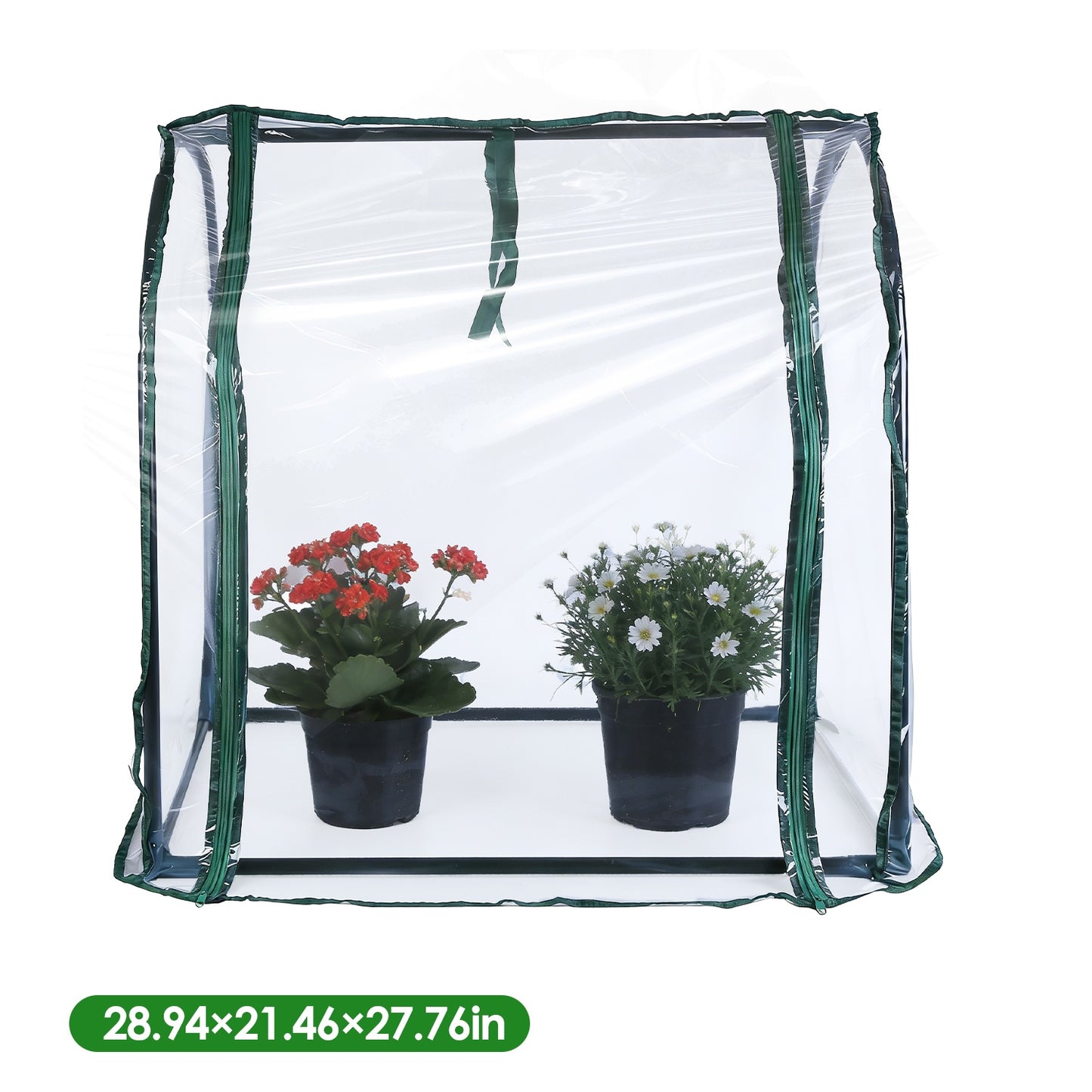 Tabletop Mini Greenhouse 29" x 21" x 28" with PVC Cover