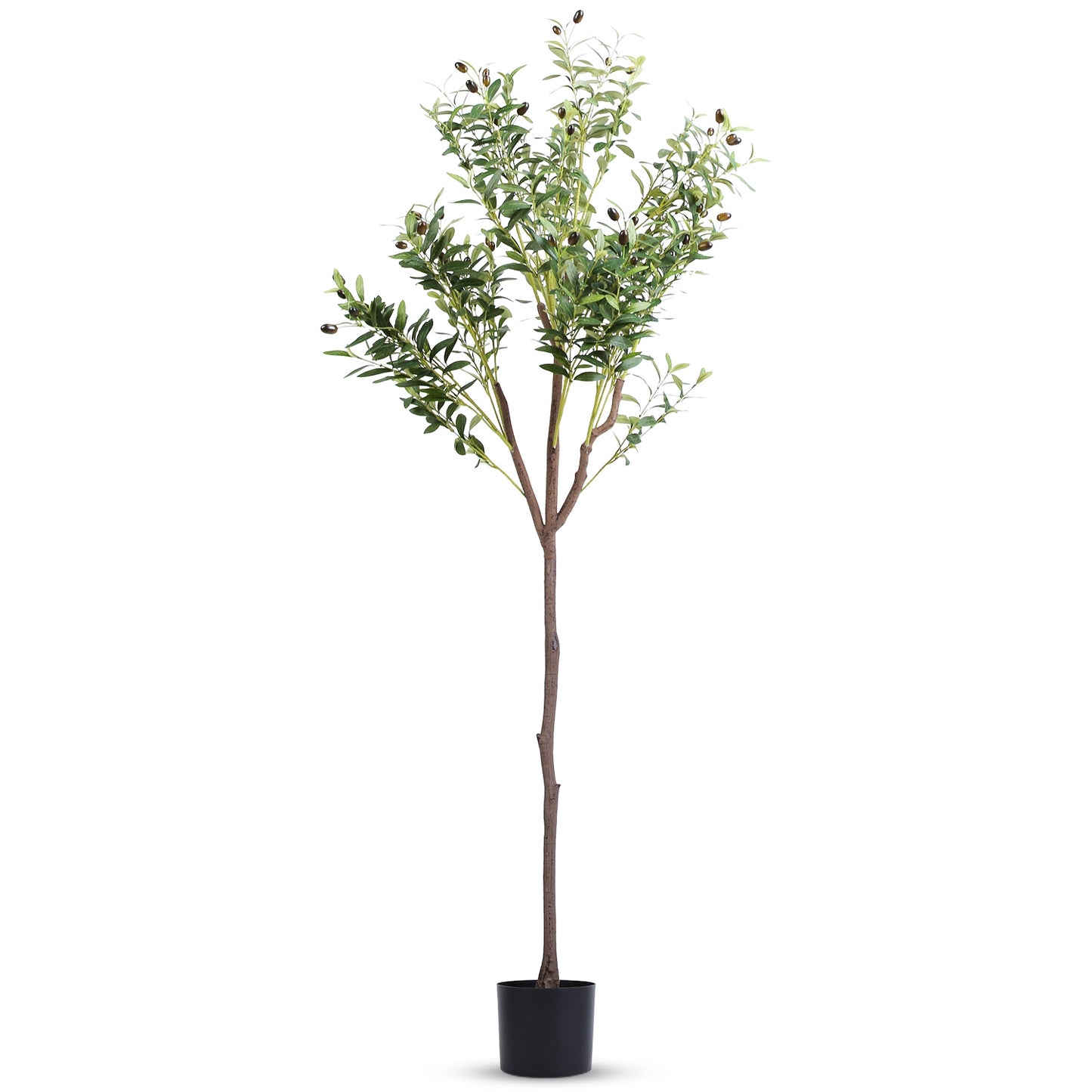 Artificial Olive Tree 5.9ft with Black Planter Pot
