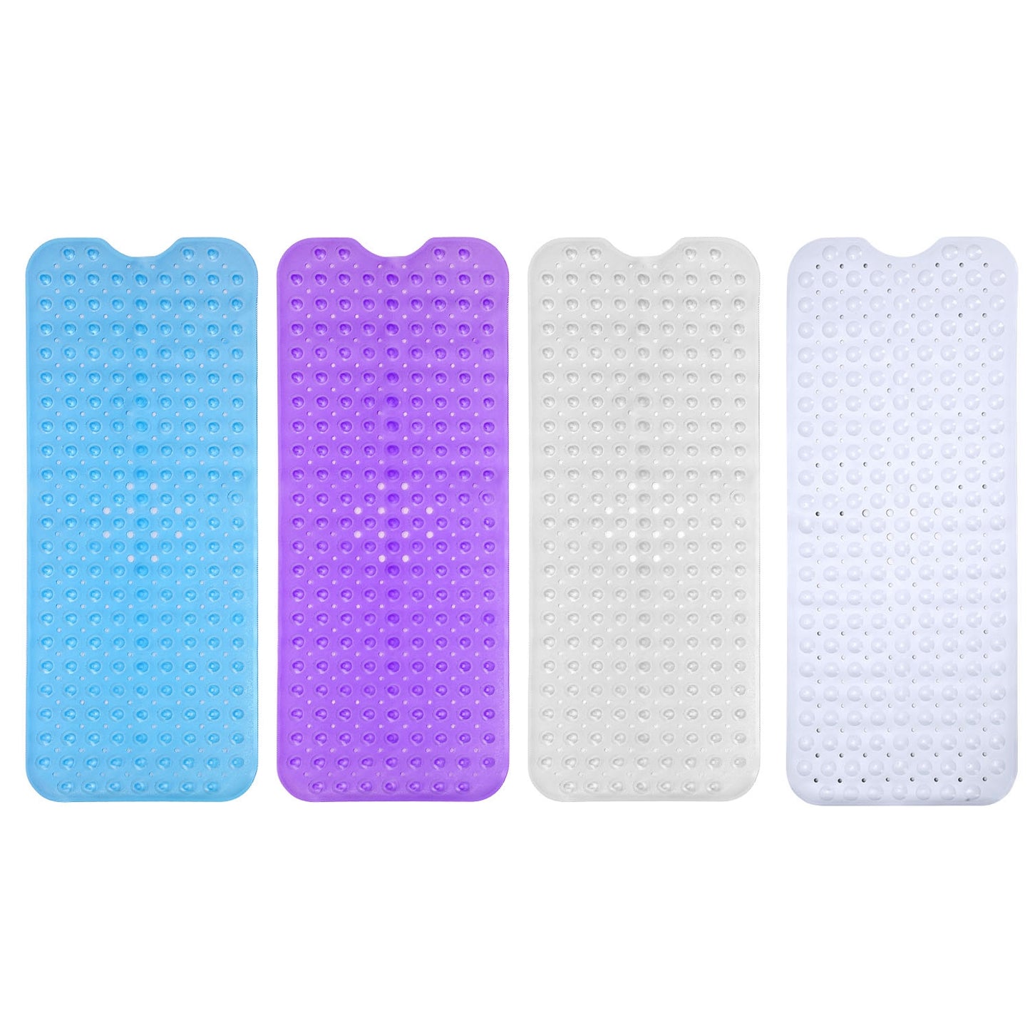 Non-Slip Bath Mat with Suction Cups and Massage Texture